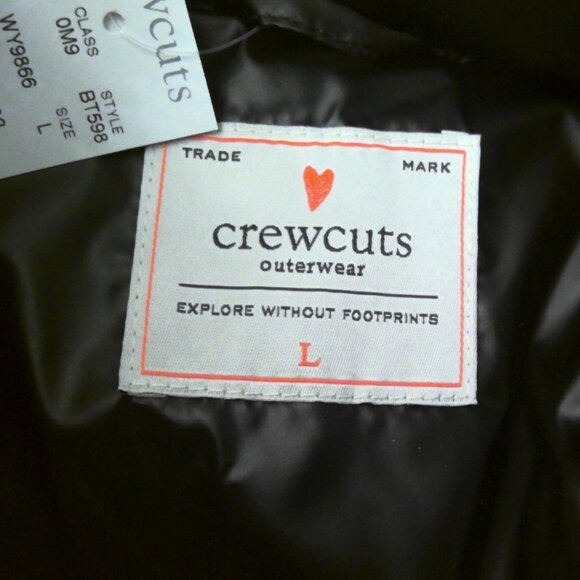 J. Crew/Crewcuts Girls Puffer Jacket with PrimaLoft - New with Tags - Picture 4 of 4